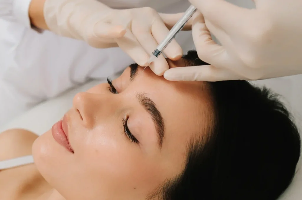 Medicina Estetica 5 glabellar botulinum toxin injection close up for w 2026 04 04 23 42 36 utc scaled e1785330695385